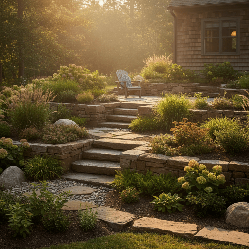 Mature residential landscape design