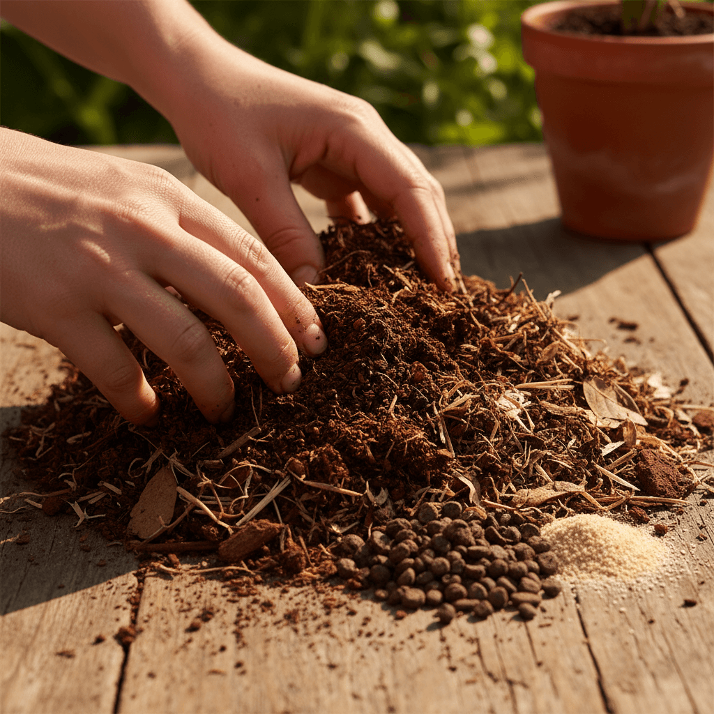 Sustainable growing practices and soil preparation